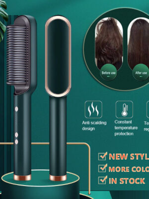 3d9597a3-1470-4747-8791-b63883eddc4a.jpg New 2 In 1 Hair Straightener Hot Comb Negative Ion Curling Tong Dual-purpose Electric Hair Brush
